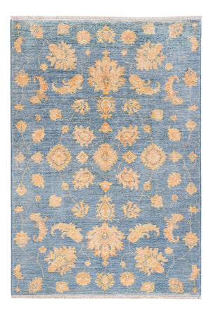 Ziegler Teppich - 148 x 102 cm - blau