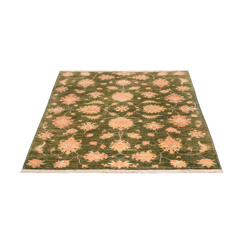 Ziegler Teppich - 148 x 102 cm - dunkelgrün