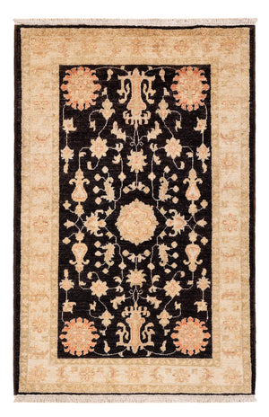 Ziegler Teppich - 153 x 99 cm - schwarz