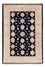 Ziegler Teppich - 150 x 102 cm - schwarz