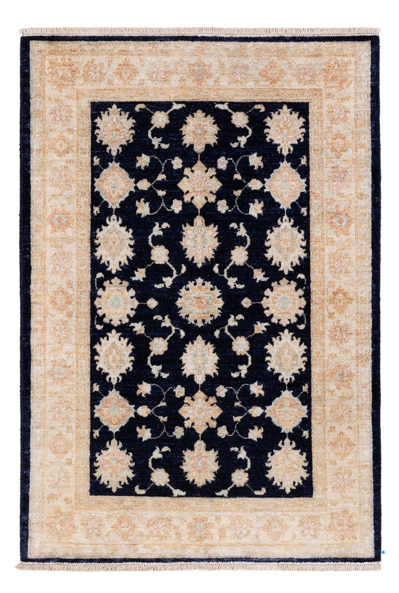 Ziegler Teppich - 150 x 102 cm - schwarz