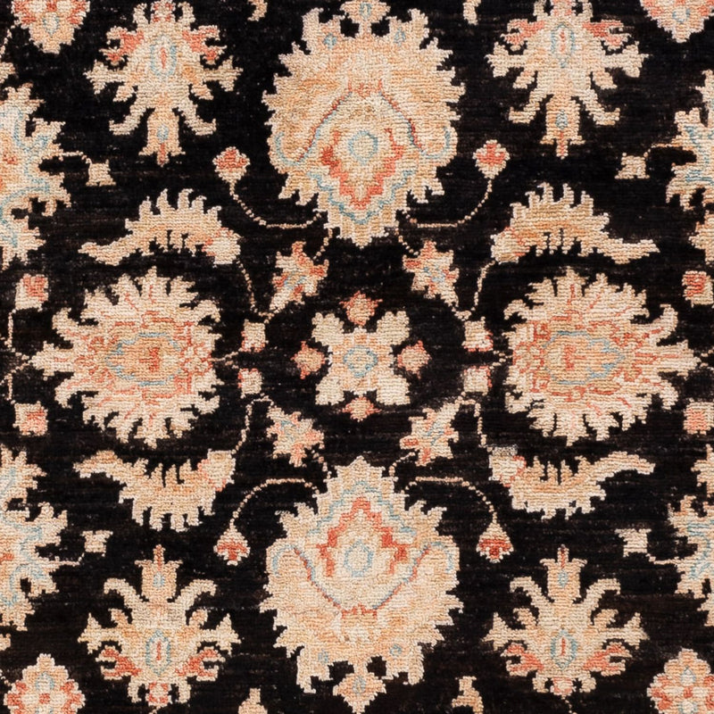 Ziegler Teppich - 155 x 101 cm - schwarz
