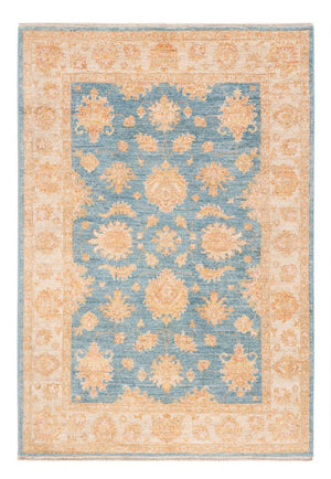 Ziegler Teppich - 143 x 100 cm - blau