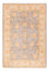 Ziegler Teppich - 147 x 102 cm - seeblau