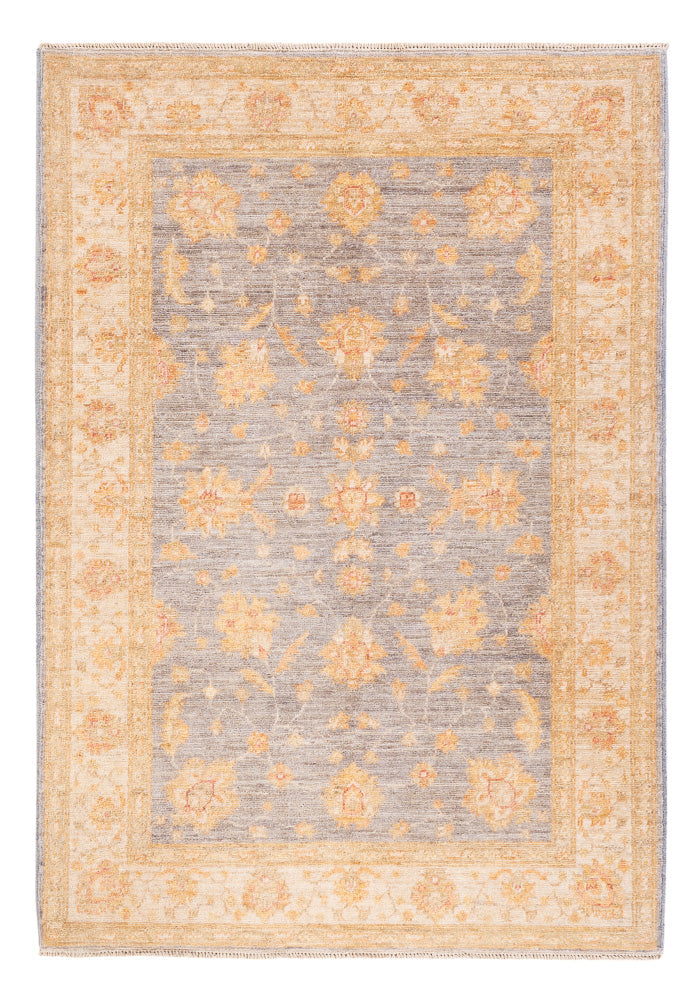 Ziegler Teppich - 147 x 102 cm - seeblau