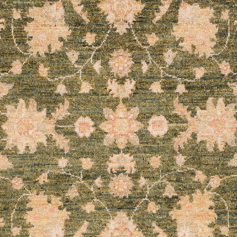 Ziegler Teppich - 150 x 101 cm - olivgrün