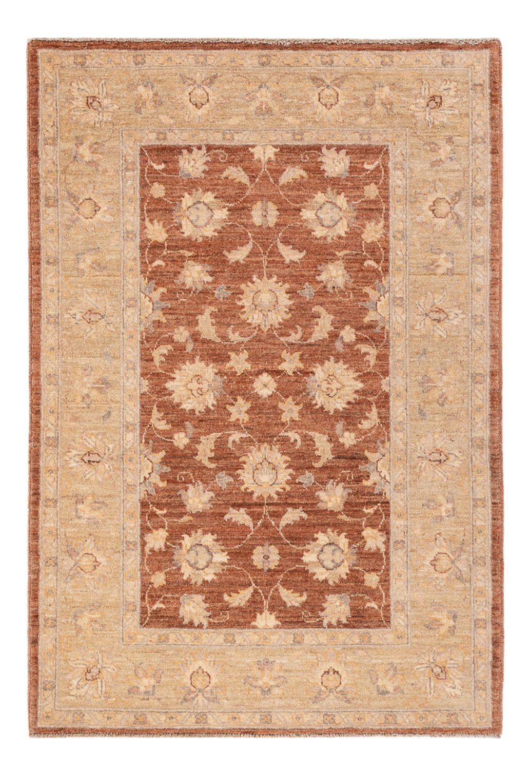 Ziegler Teppich - 148 x 103 cm - hellbraun