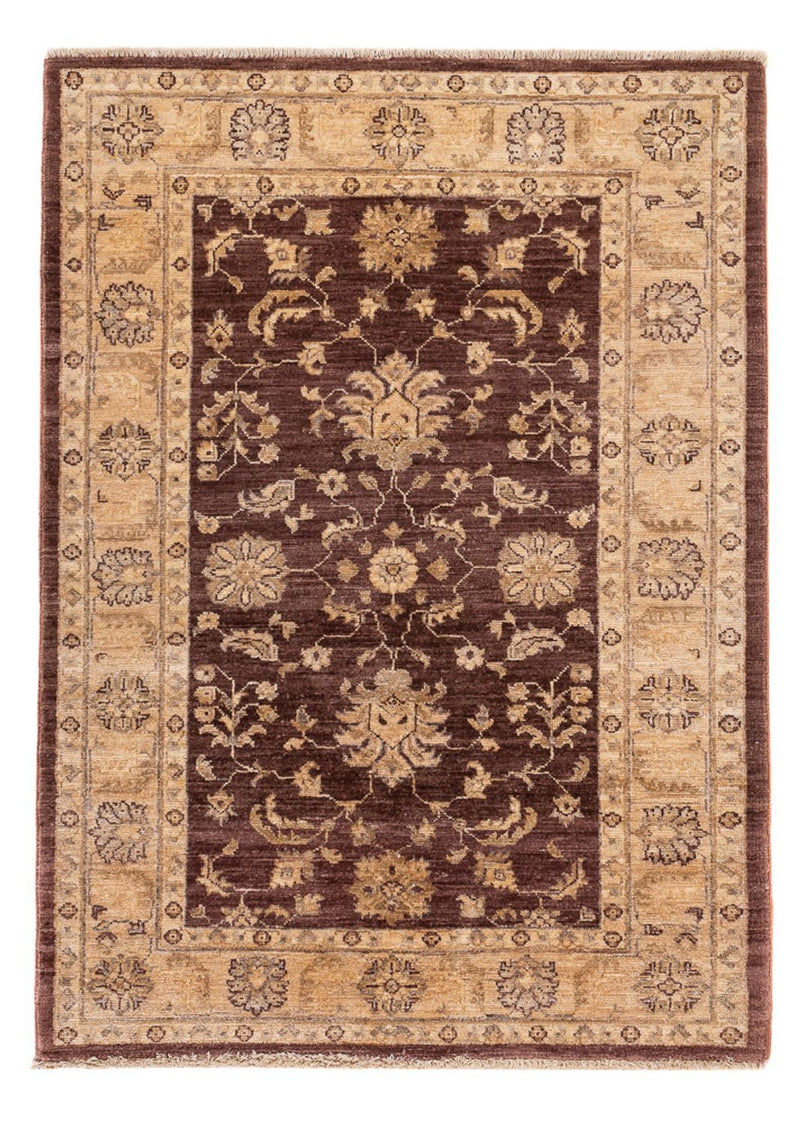Ziegler Teppich - 136 x 99 cm - braun