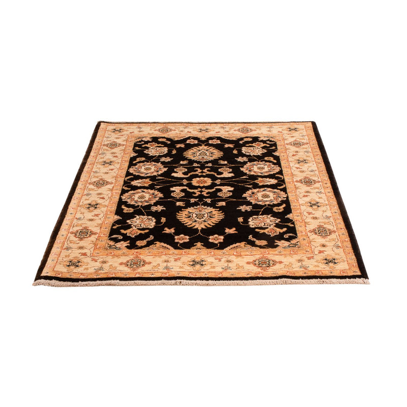 Ziegler Teppich - 146 x 105 cm - schwarz