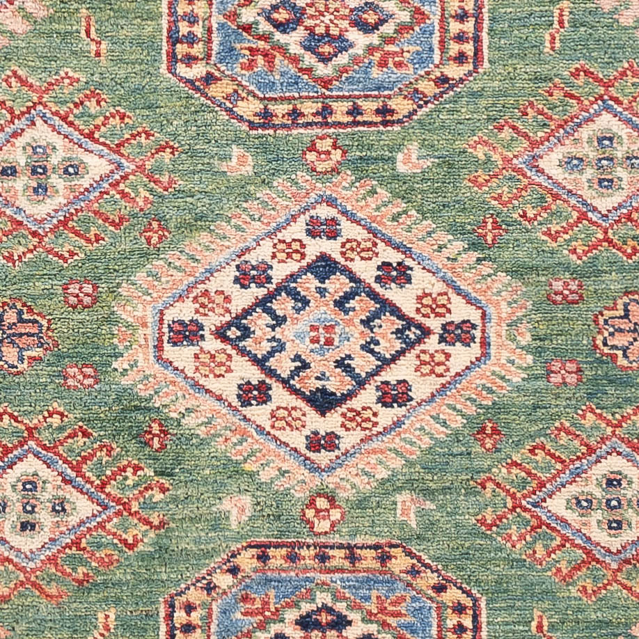 Ziegler Teppich - Kazak - 151 x 105 cm - grün