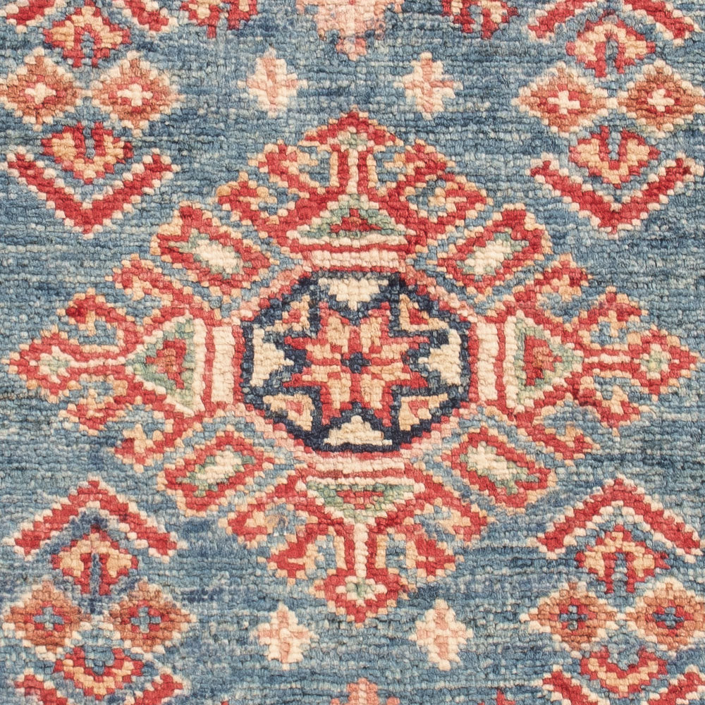 Ziegler Teppich - Kazak - Royal - 93 x 63 cm - hellblau