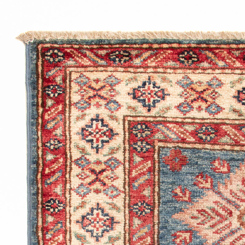 Ziegler Teppich - Kazak - Royal - 93 x 63 cm - hellblau