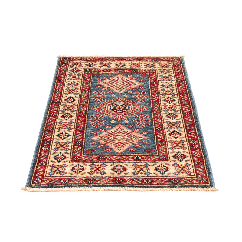 Ziegler Teppich - Kazak - Royal - 93 x 63 cm - hellblau