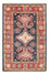Ziegler Teppich - Kazak - Royal - 91 x 61 cm - petrolblau