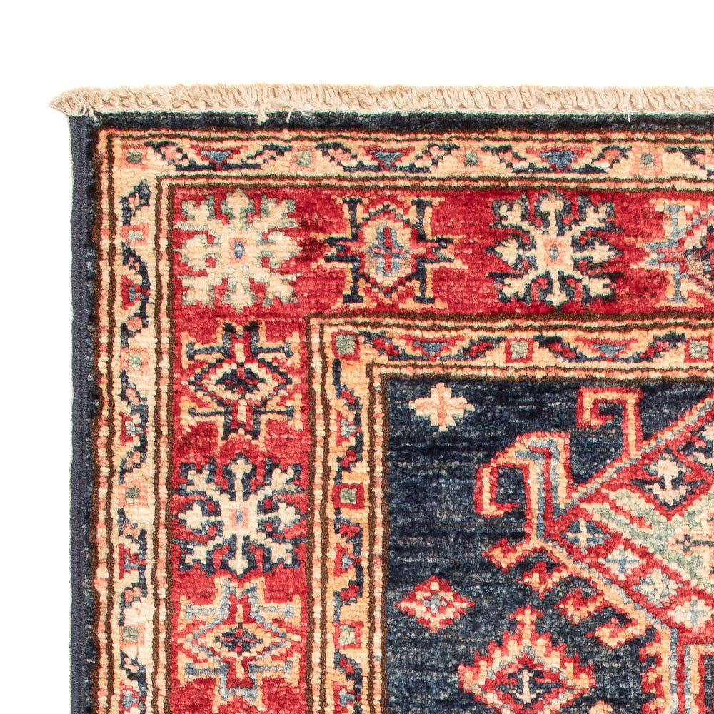 Ziegler Teppich - Kazak - Royal - 91 x 61 cm - petrolblau