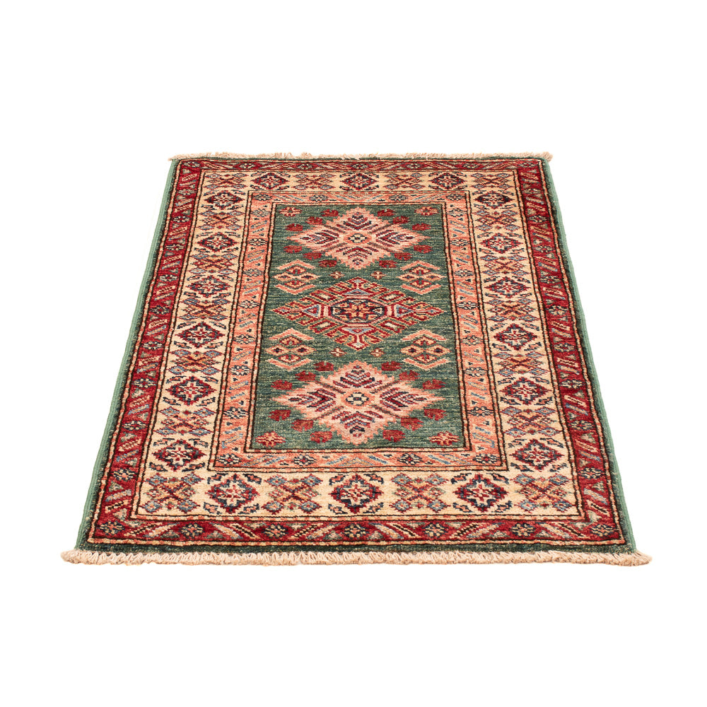 Ziegler Teppich - Kazak - Royal - 90 x 60 cm - grün