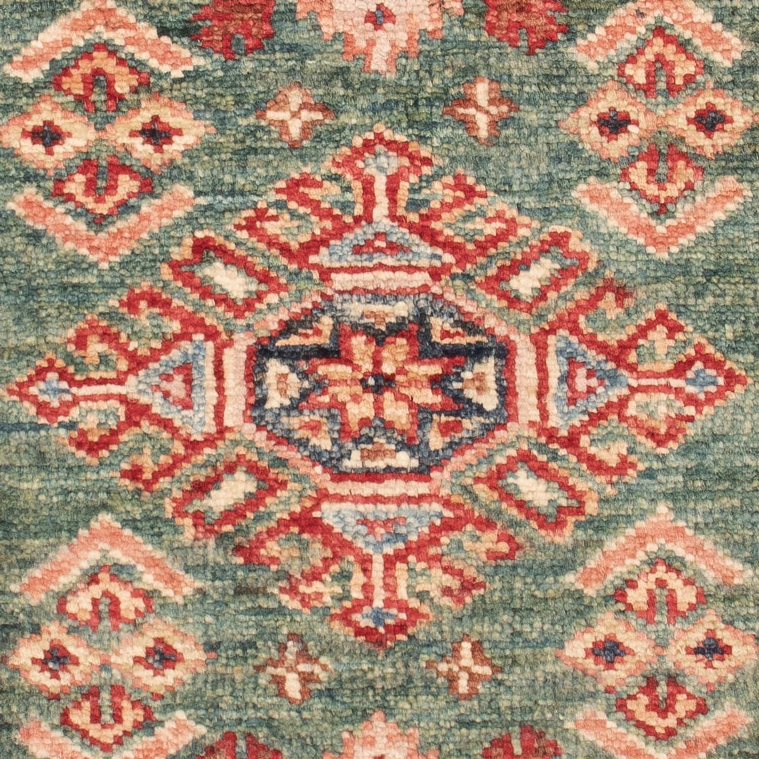 Ziegler Teppich - Kazak - Royal - 89 x 61 cm - grün