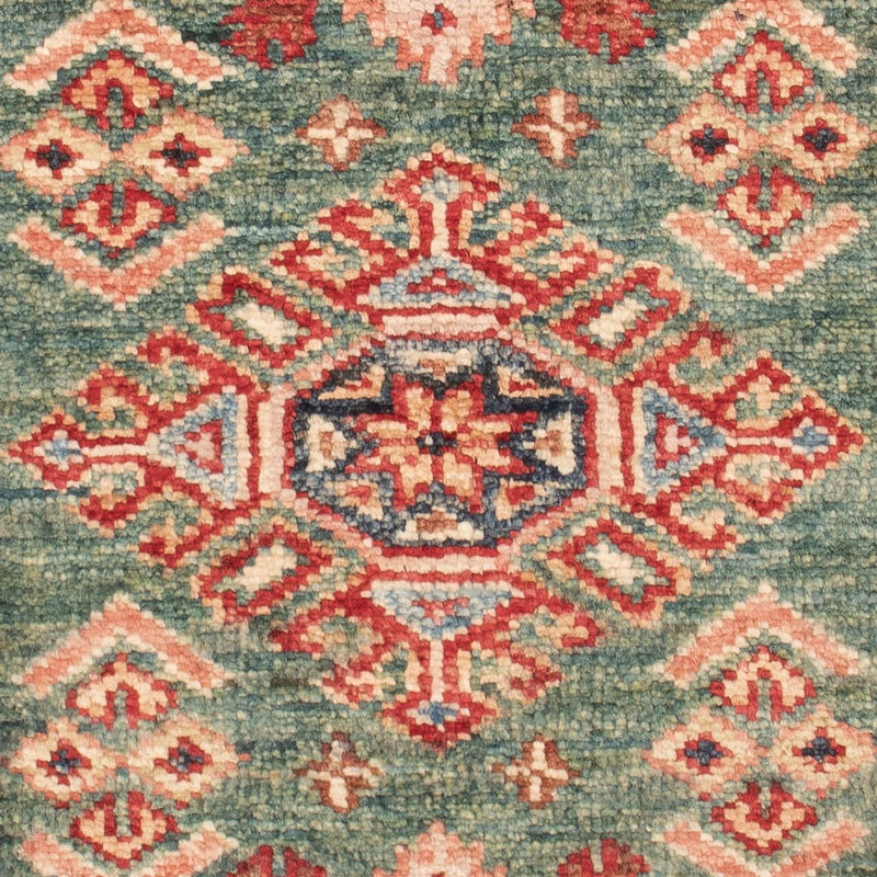 Ziegler Teppich - Kazak - Royal - 89 x 61 cm - grün