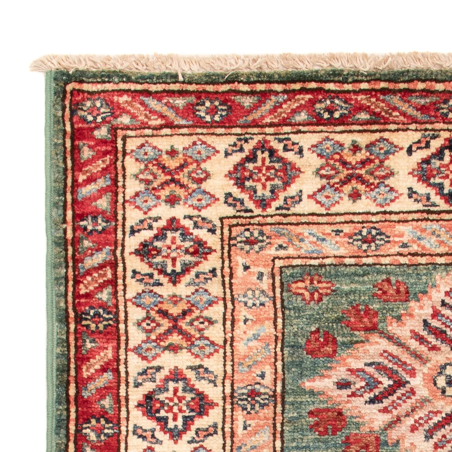 Ziegler Teppich - Kazak - Royal - 89 x 61 cm - grün