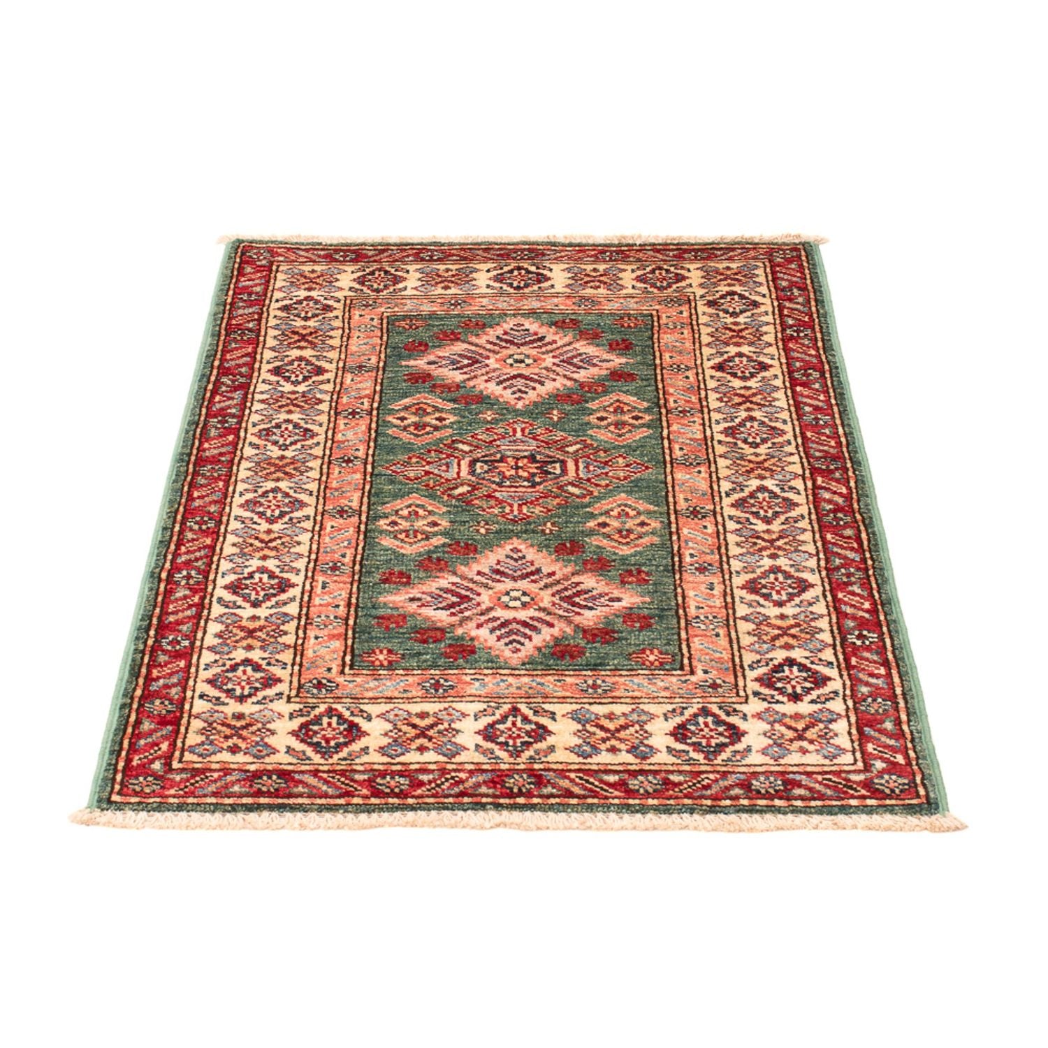 Ziegler Teppich - Kazak - Royal - 89 x 61 cm - grün