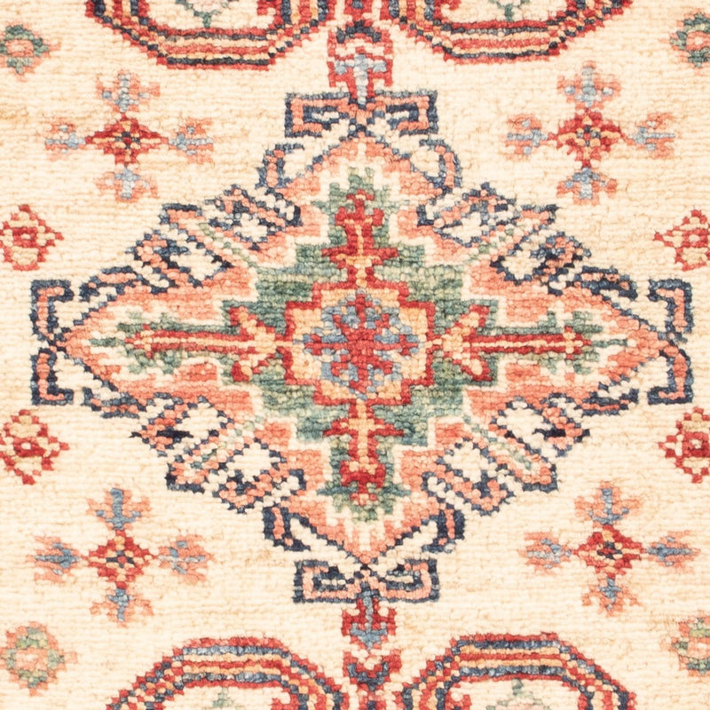 Ziegler Teppich - Kazak - Royal - 88 x 60 cm - hellbeige