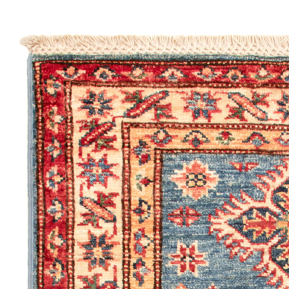 Ziegler Teppich - Kazak - Royal - 94 x 61 cm - blau