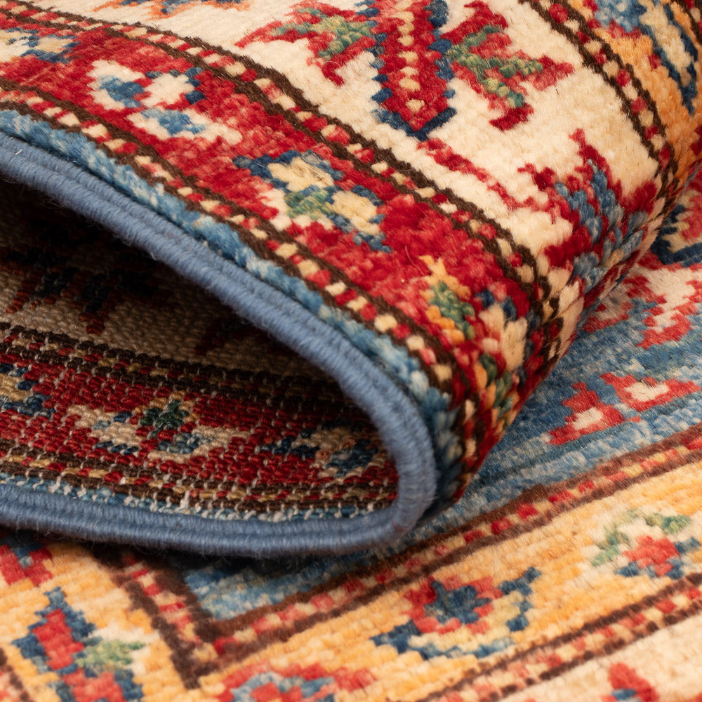 Ziegler Teppich - Kazak - Royal - 94 x 58 cm - blau