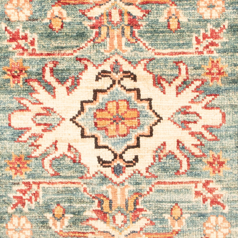 Ziegler Teppich - Kazak - Royal - 91 x 59 cm - hellgrün
