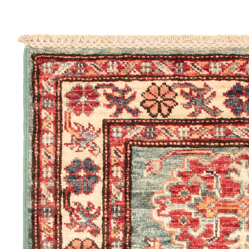 Ziegler Teppich - Kazak - Royal - 91 x 59 cm - hellgrün