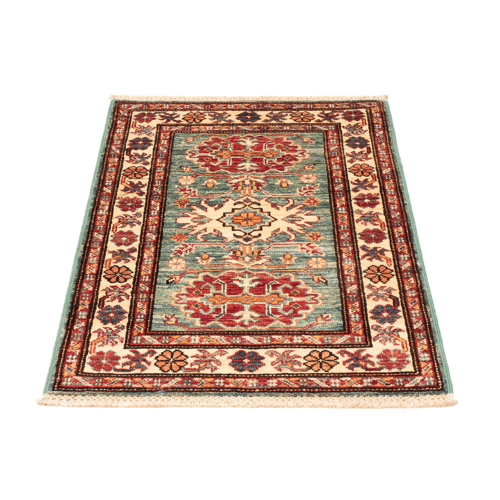 Ziegler Teppich - Kazak - Royal - 91 x 59 cm - hellgrün