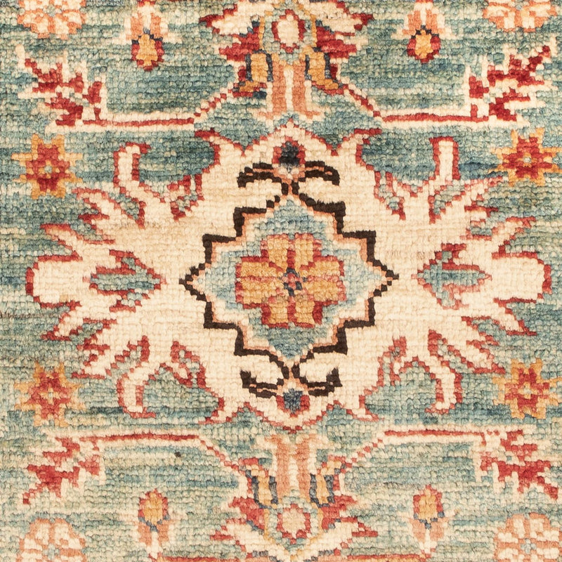 Ziegler Teppich - Kazak - Royal - 92 x 57 cm - hellgrün