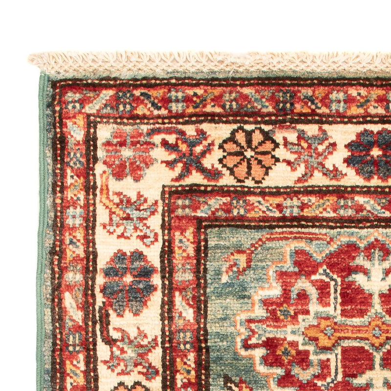 Ziegler Teppich - Kazak - Royal - 92 x 57 cm - hellgrün