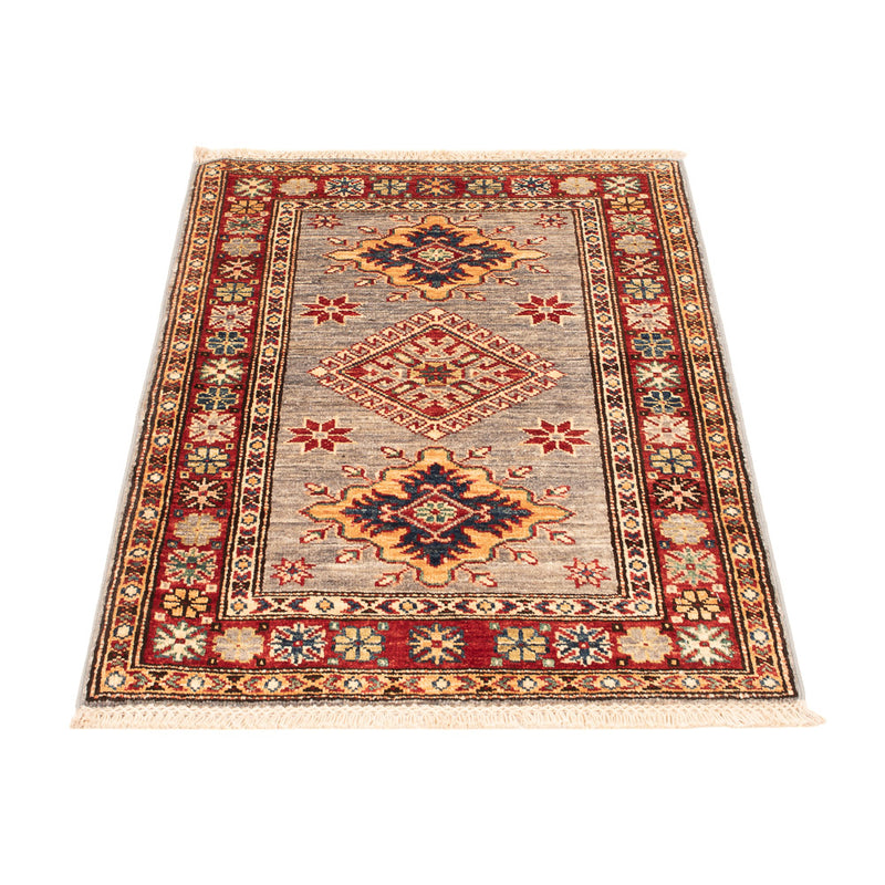 Ziegler Teppich - Kazak - Royal - 92 x 64 cm - hellgrau