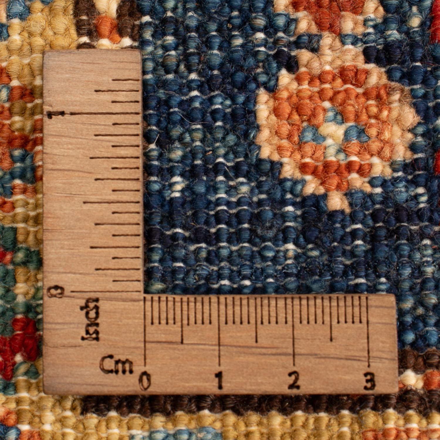 Ziegler Teppich - Kazak - Royal - 95 x 62 cm - petrolblau