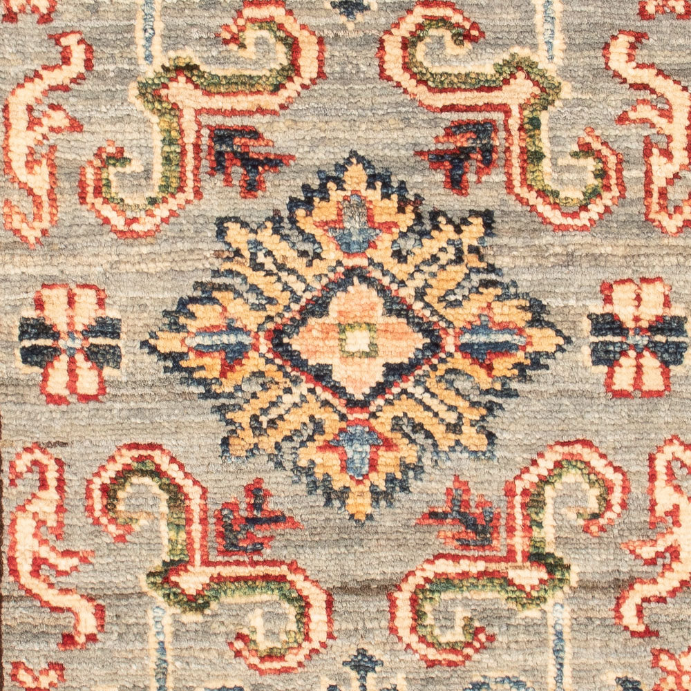 Ziegler Teppich - Kazak - Royal - 88 x 56 cm - hellgrün