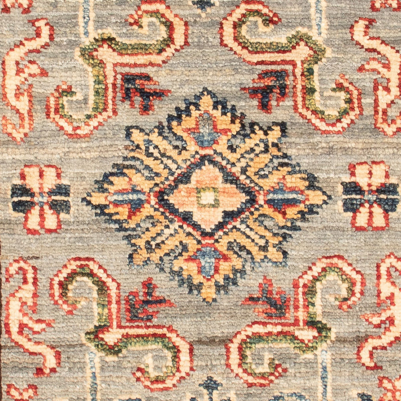 Ziegler Teppich - Kazak - Royal - 88 x 56 cm - hellgrün