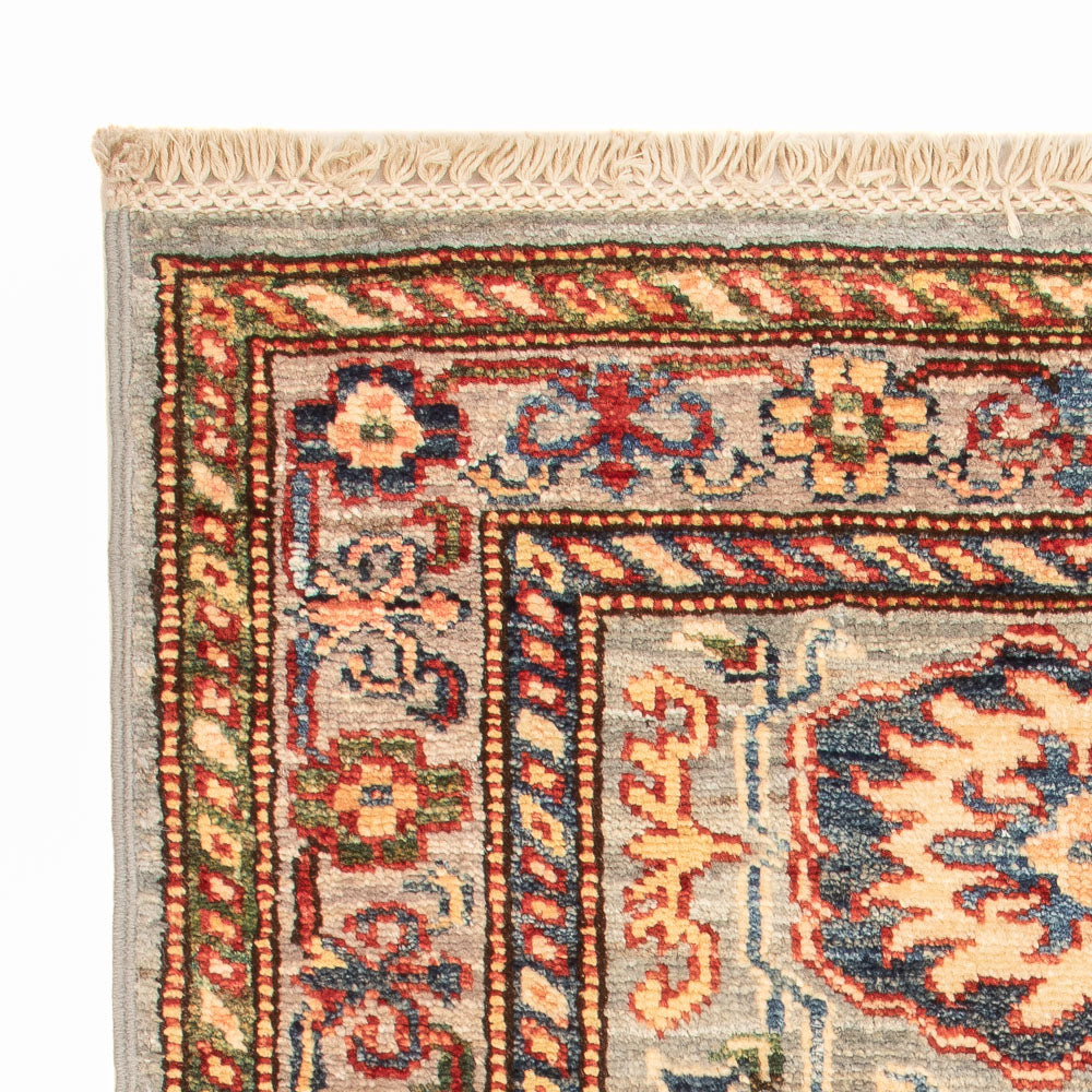 Ziegler Teppich - Kazak - Royal - 88 x 56 cm - hellgrün