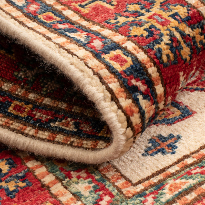 Ziegler Teppich - Kazak - Royal - 88 x 58 cm - beige