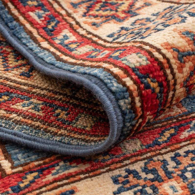 Ziegler Teppich - Kazak - Royal - 91 x 60 cm - blau