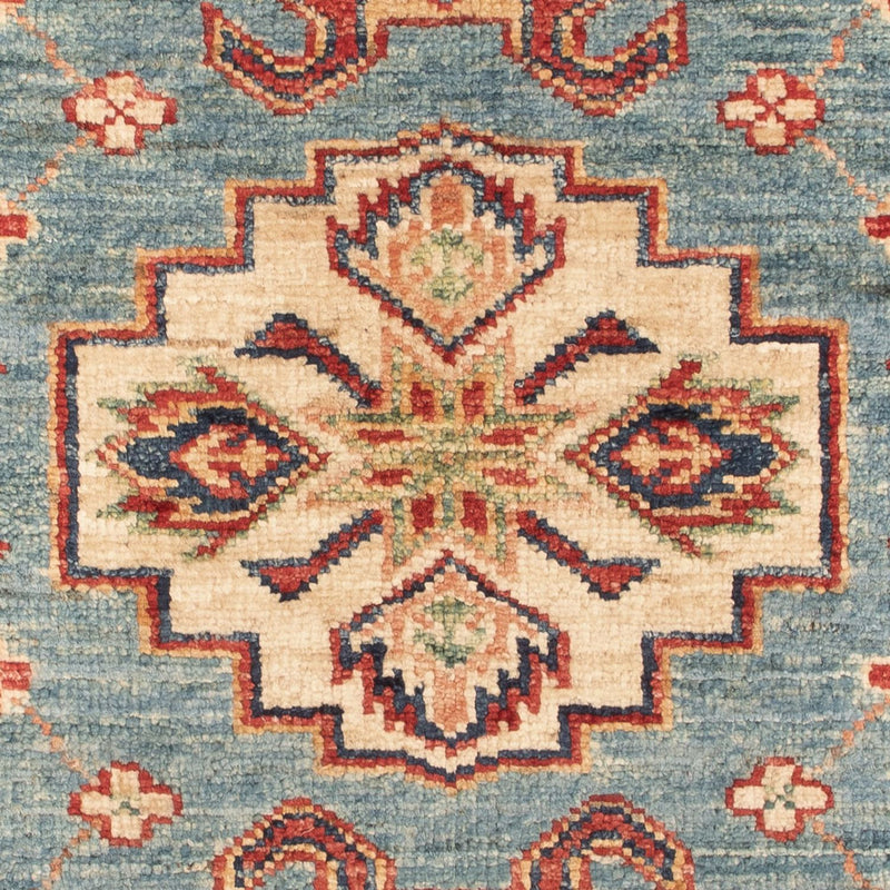 Ziegler Teppich - Kazak - Royal - 88 x 59 cm - blau