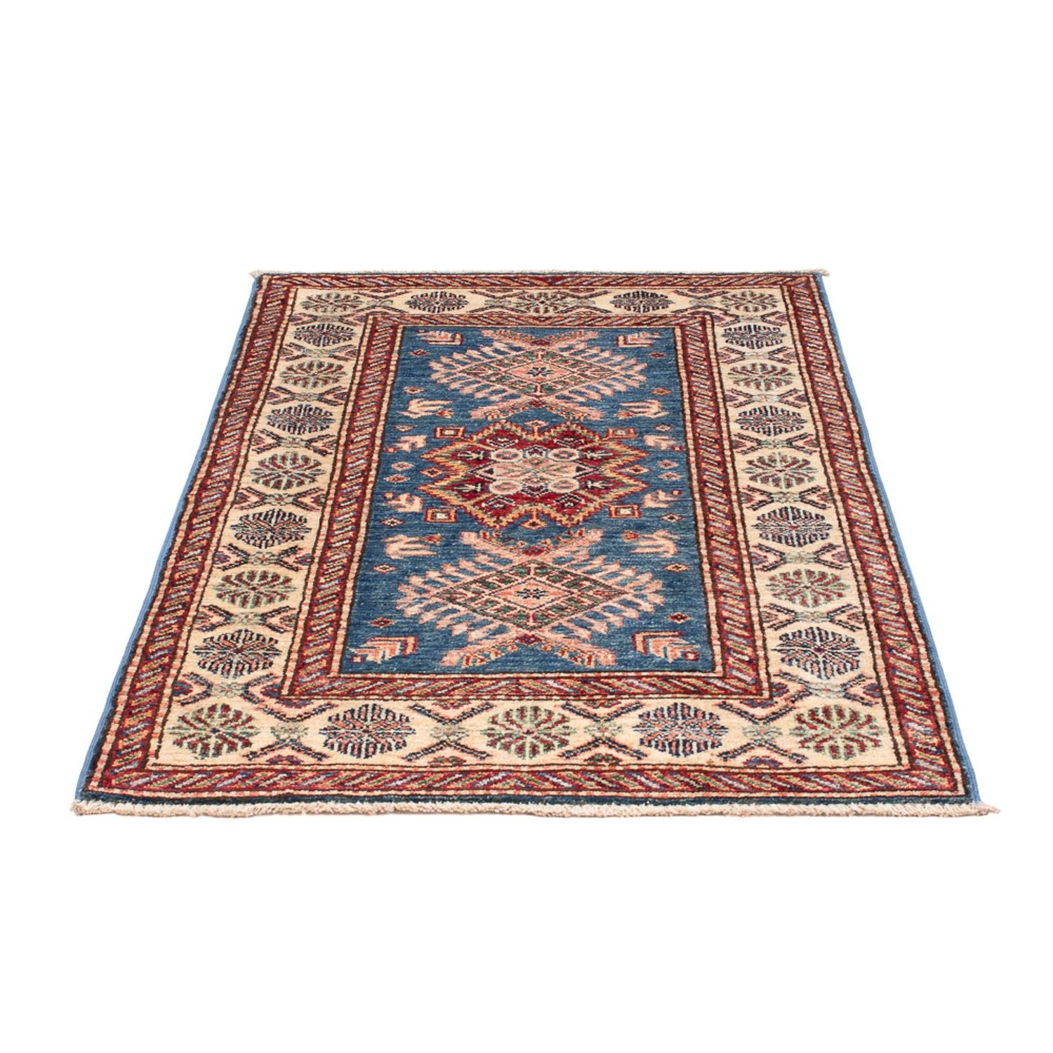 Ziegler Teppich - Kazak - Royal - 121 x 81 cm - blau