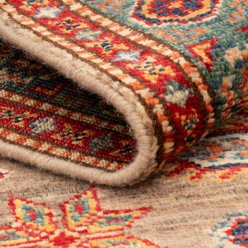 Ziegler Teppich - Kazak - Royal - 120 x 76 cm - hellbraun