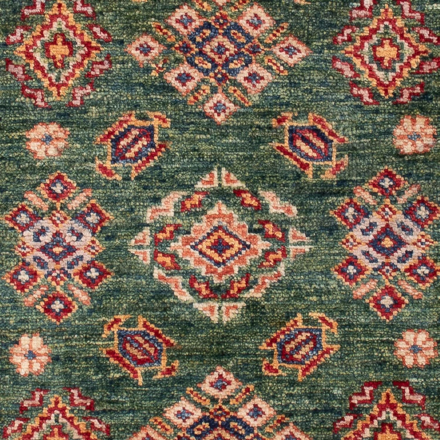Ziegler Teppich - Kazak - Royal - 124 x 82 cm - grün