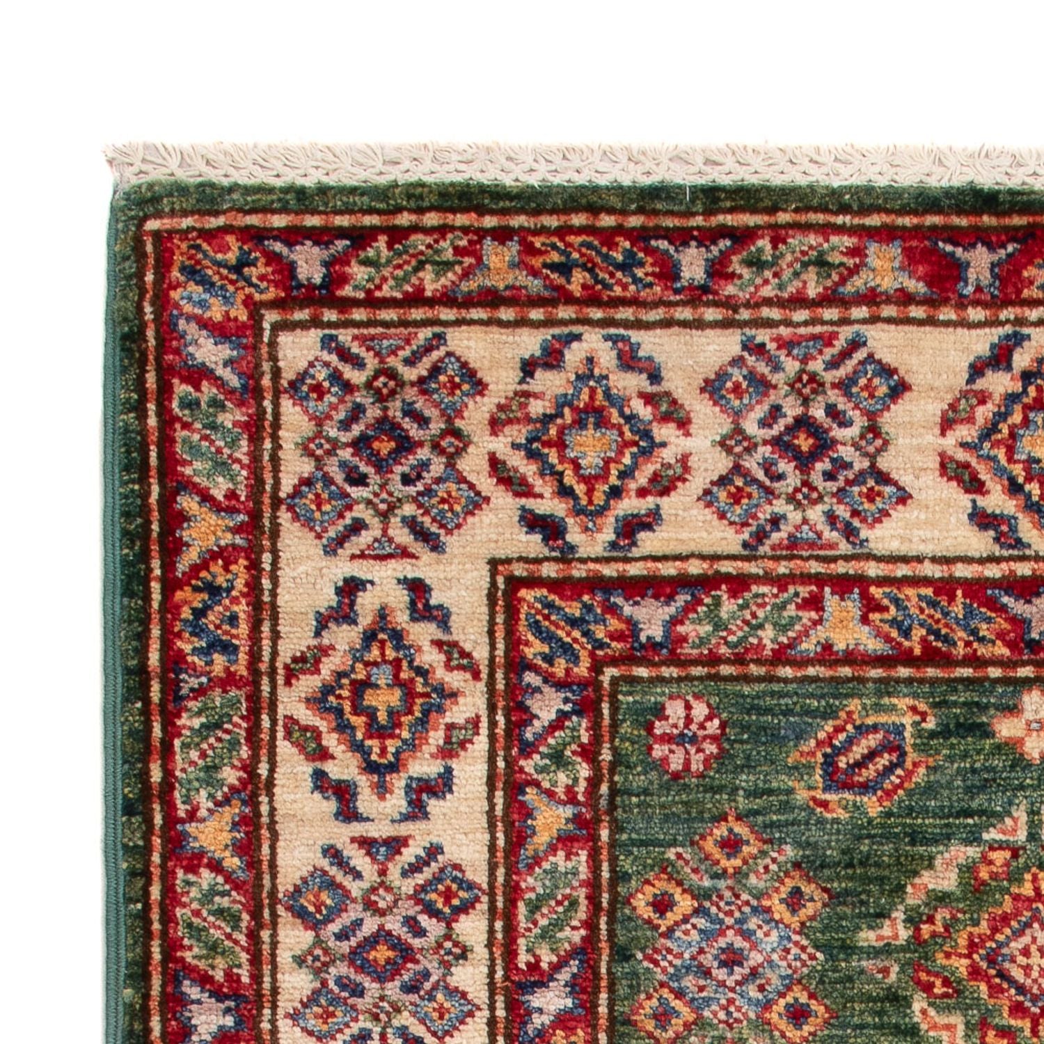 Ziegler Teppich - Kazak - Royal - 124 x 82 cm - grün