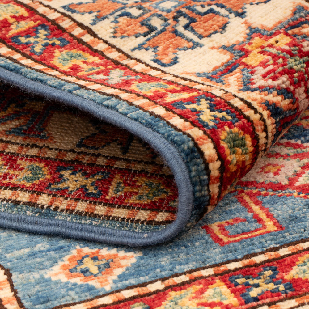 Ziegler Teppich - Kazak - Royal - 127 x 80 cm - blau