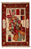 Afghan Teppich - Landkarte - 105 x 68 cm - mehrfarbig