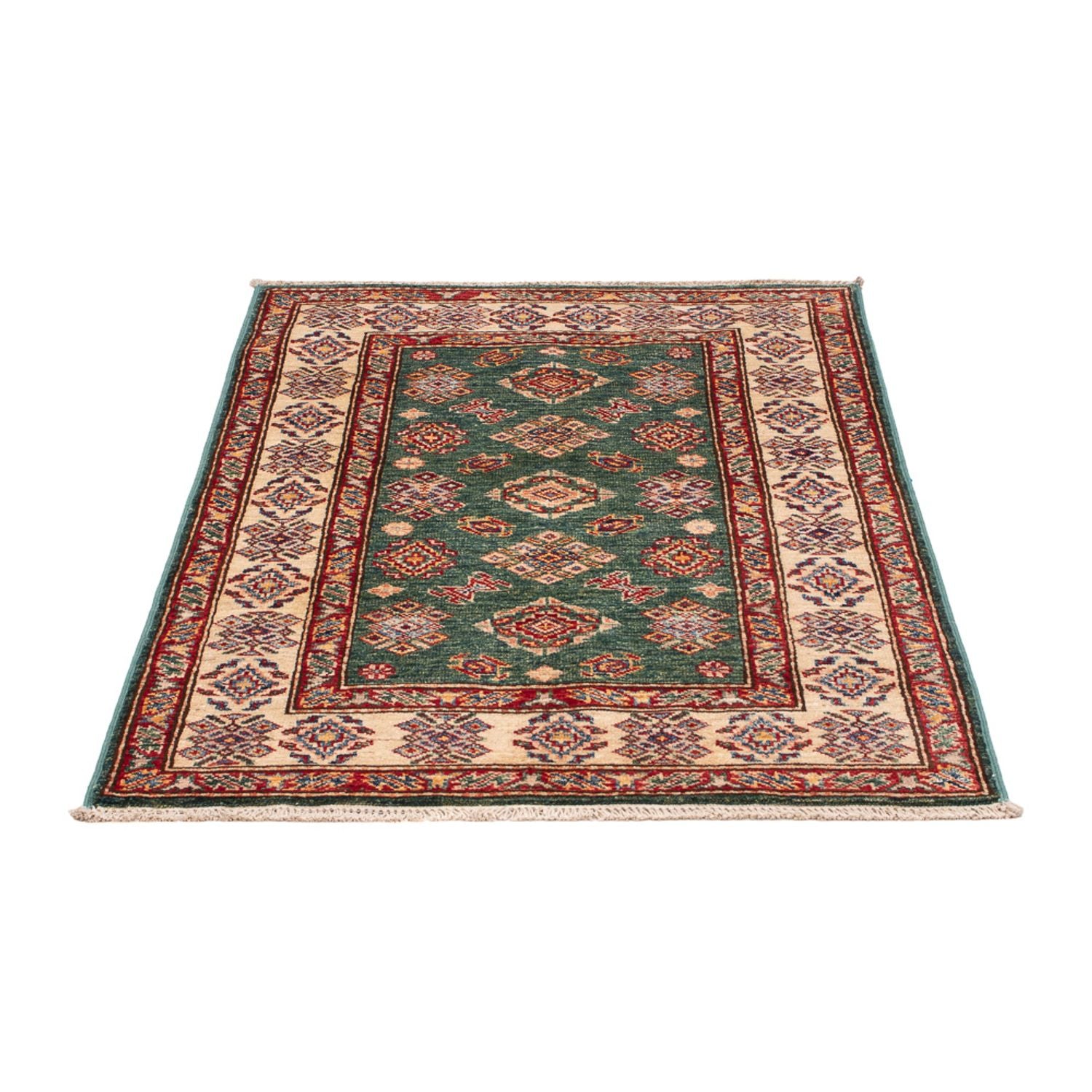 Ziegler Teppich - Kazak - Royal - 118 x 80 cm - grün