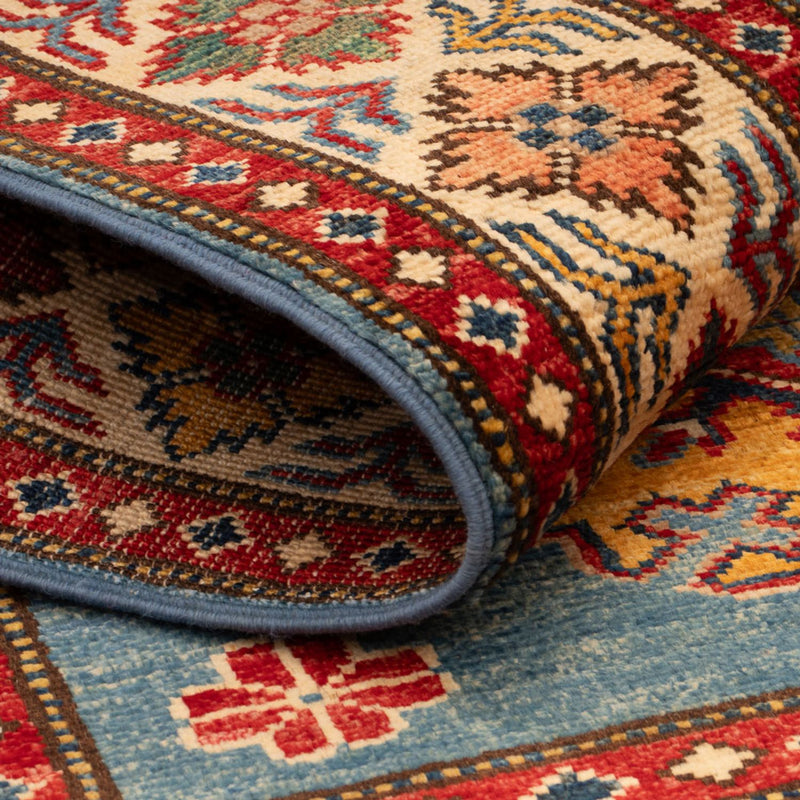 Ziegler Teppich - Kazak - Royal - 121 x 82 cm - blau