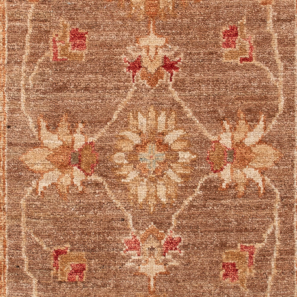 Ziegler Teppich - 125 x 75 cm - dunkelbeige