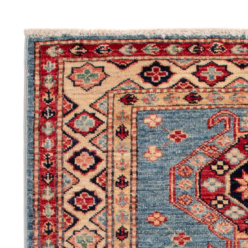 Ziegler Teppich - Kazak - Royal - 101 x 77 cm - blau